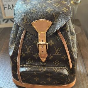 Louis Vuitton monogram montsouris mm bag only
